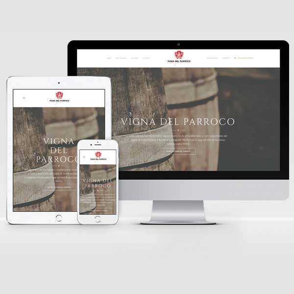 Realizzazione sito web azienda vitivinicola